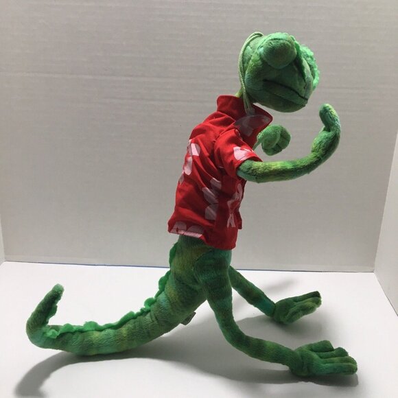 Rango Johnny Depp Green Lizard 12" Plush Toy Figure Suction Cup Hook NWOT RARE - Picture 3 of 12